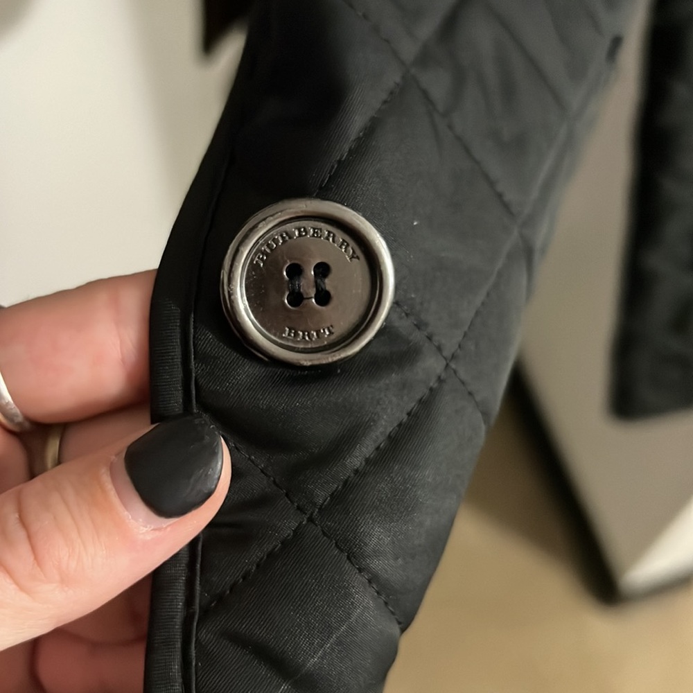 Burberry Brit Quilted Button Up Field Jacket - Picture 5 of 5